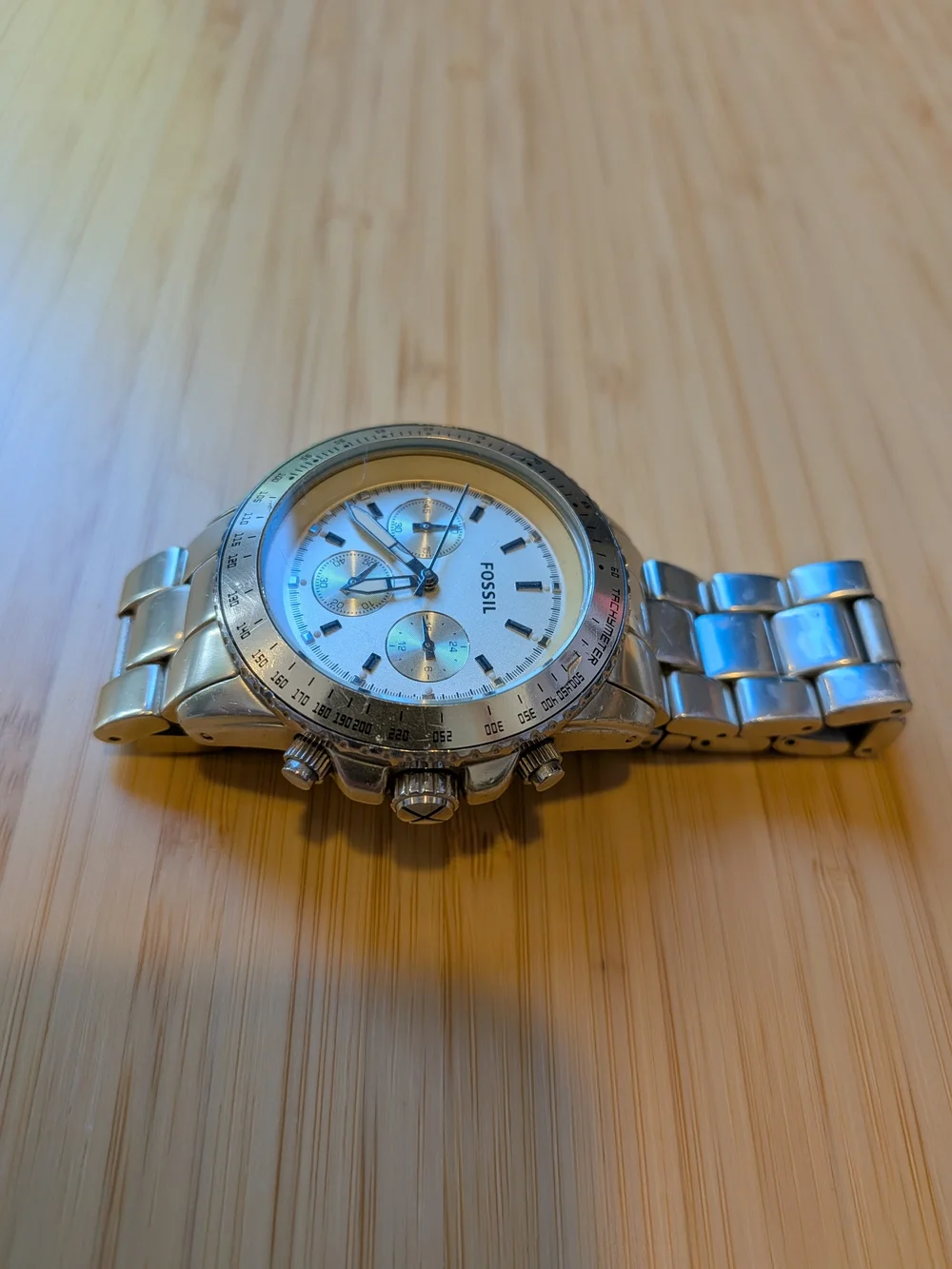 Fossil Men's Stainless Steel Chronograph Watch